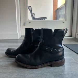 Rag & Bone Asford Moto Leather Boots - size 38.5